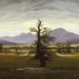 Caspar David Friedrich,   Der einsame Baum