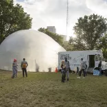Spacebuster in Fort Greene Park, Brooklyn
