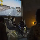Talk back with "Brooklyn Boheme" filmmakers, Nelson George and Diane Paragas, moderated by Carl Hancock RuxFilm after screening the film in the Spacebuster, Fort Greene Park Brooklyn