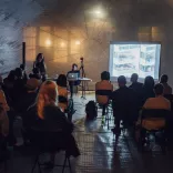 Amy Chester, Managing Director of Rebuild by Design, in response to Niklas Maak's presentation on "Emergency Architecture"