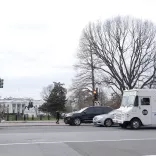 Spacebuster vor dem Weißen Haus