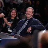 Melanie Riebac und Vicente Fox Q BErli Questions 2018