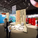 Themenstand Berliner Mauer visitBerlin, Foto: Dirk Mathesius