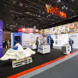 Themenstand Humboldtforum visitBerlin, Foto: Dirk Mathesius