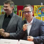 Oliver Igel, Bezirksbürgermeister von Treptow-Köpenick Bezirkstermin visitBerlin 2022