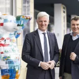 Pressegespräch, Tourismus-Bilanz Berlin 2022, 23. Februar 2023, Wirtschafssenator Stephan Schwarz (l.), visitBerlin-Geschäftsführer Burkhard Kieker (r.) Pressegespräch, Tourismus-Bilanz Berlin 2022, 23. Februar 2023, Wirtschafssenator Stephan Schwarz (l.), visitBerlin-Geschäftsführer Burkhard Kieker (r.)