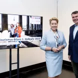 Senator for Economic Affairs Franziska Giffey and visitBerlin CEO Burkhard Kieker present the tourism statistics for the first half of 2023 Senator for Economic Affairs Franziska Giffey and visitBerlin CEO Burkhard Kieker present the tourism statistics for the first half of 2023