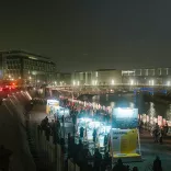 Berlin feierte 35 Jahre Mauerfall, Regierungsviertel Berlin feierte 35 Jahre Mauerfall, Regierungsviertel