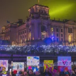 Berlin feierte 35 Jahre Mauerfall, Schiffbauerdamm