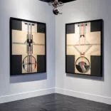 Frank Oehrings Kopf Lichtplastik ICC Berlin Frontalansicht M 1:5 (Blatt 72), 1978