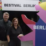 Bestival 2025: visitBerlin-Geschäftsführung Burkhard Kieker und Sabine Wendt