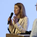 Mariana Oleskiv (Tourismus-Expertin aus der Ukraine) beim Bestival 2025