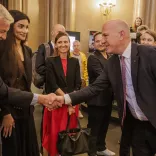 vor der PK zur Berlin Freedom Week