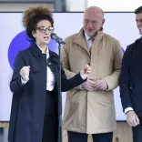 Eröffnung der Berlin Freedom Week durch Masih Alinejad, Kai Wegner und Leopoldo Lopez