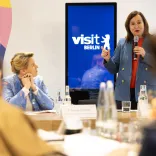Sabine Wendt, Geschäftsführerin von visitBerlin, spricht zur Zukunft des Berlin-Tourismus