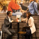 Dr. Severin Fischer, Staatssekretär in der Senatsverwaltung für Wirtschaft, Energie und Betriebe, zu Gast am ITB-Stand von visitBerlin