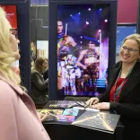 Berlins Kultursenatorin Sarah Wedl-Wilson am Berlin-Stand auf der ITB