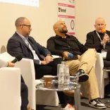 Ralf Ostendorf beim Panel „Queer Capital Berlin: Quo Vadis?“ 