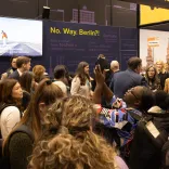 Silent Guided ITB-Tour zum Thema Nachhaltigkeit am visitBerlin-Stand