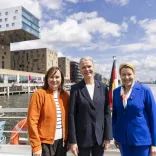 Presseauftakt von BerlinPay auf der Spree