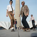 Skateboarders before and after the fall of the Berlin Wall @ Museum in der Kulturbrauerei