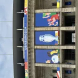 Berliner Olympiastadion im UEFA EURO 2024 Branding