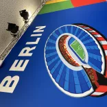 Berliner Olympiastadion im UEFA EURO 2024 Branding