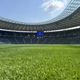 Berliner Olympiastadion im UEFA EURO 2024 Branding