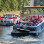 "Respect" Aktion beim CSD auf der Spree 2018