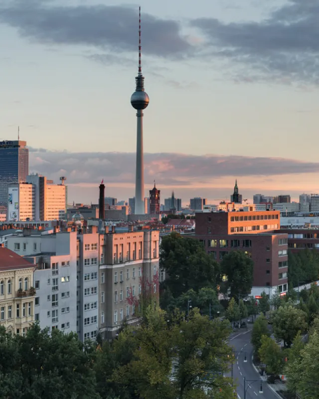 Foto: Blick auf den Fernsehturm