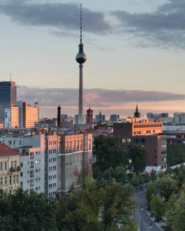 Foto: Blick auf den Fernsehturm