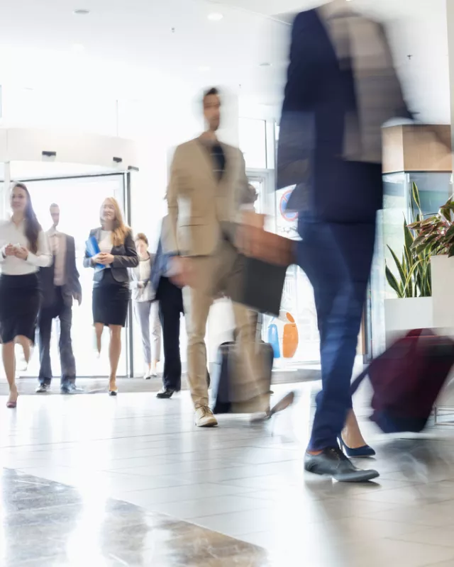 Foto: Kongress Besucher in Berlin 