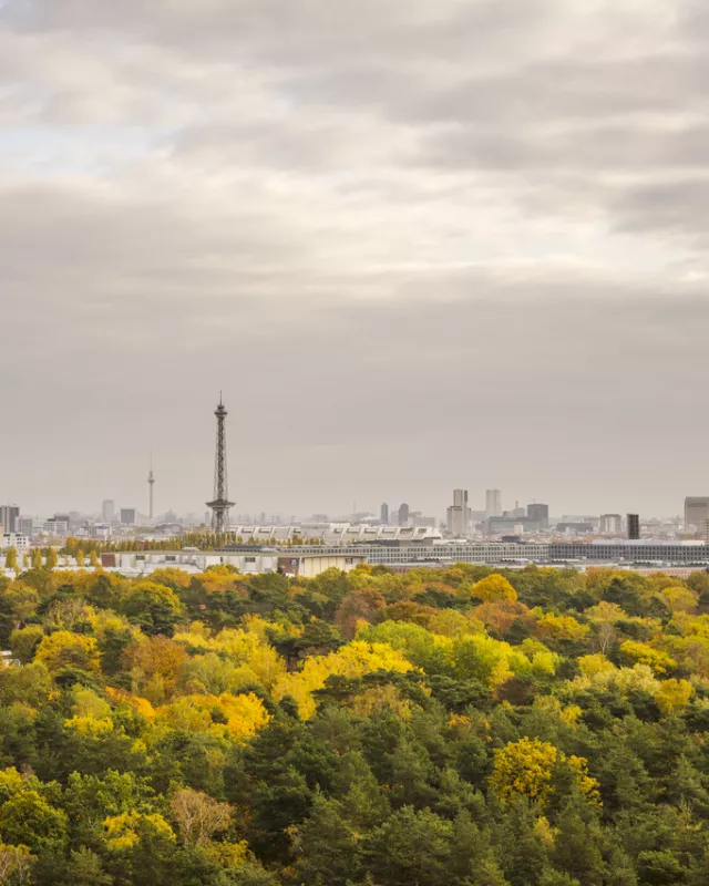 Foto: Berlin-Panorama vom Drachenberg