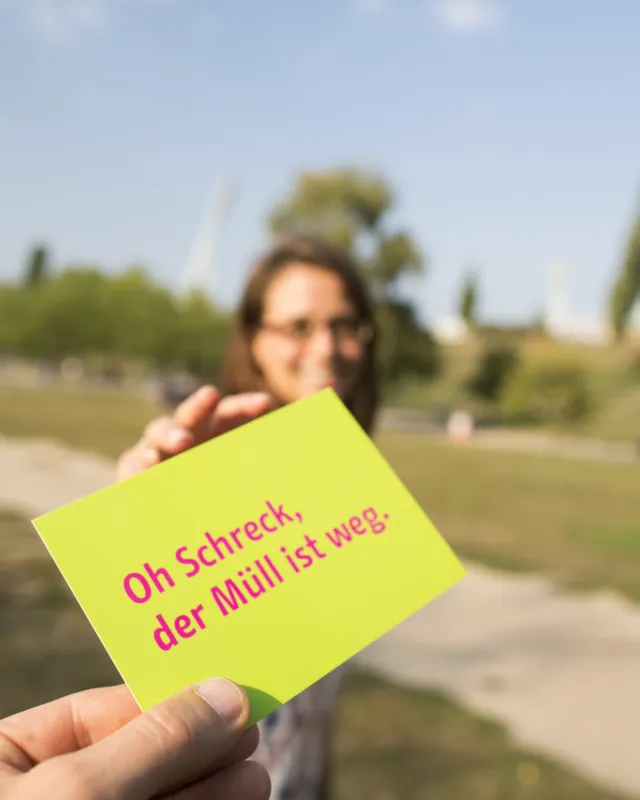 Mitmach Aktion im Mauerpark