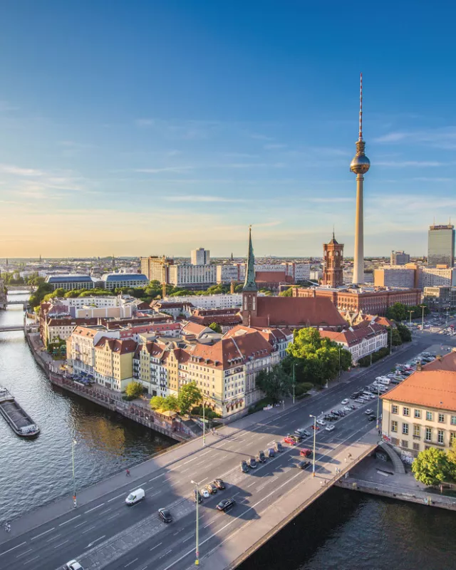 Blick auf Berlin-Mitte mit Fernsehturm