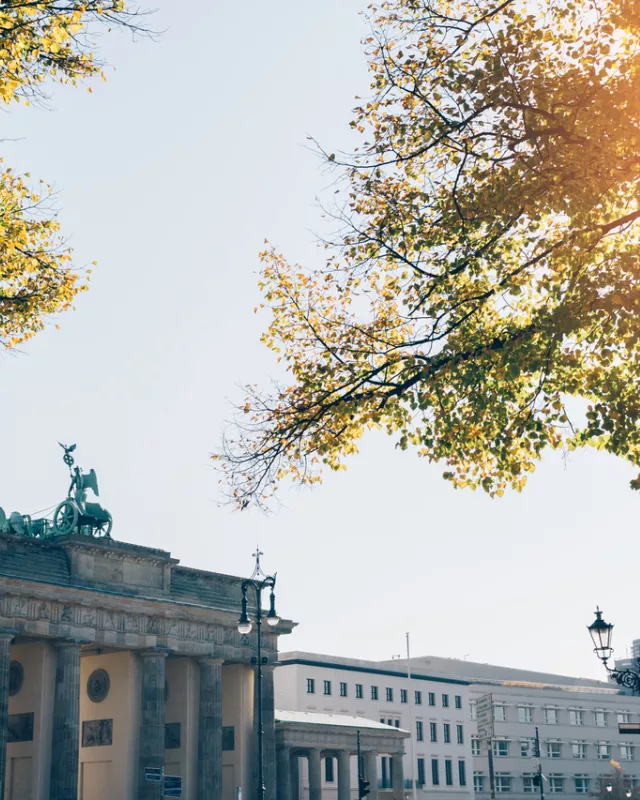 Brandenburger Tor im Herbst