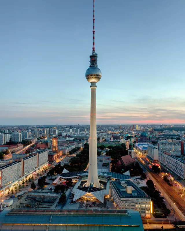 Blick auf Berlin-Mitte mit Fernsehturm