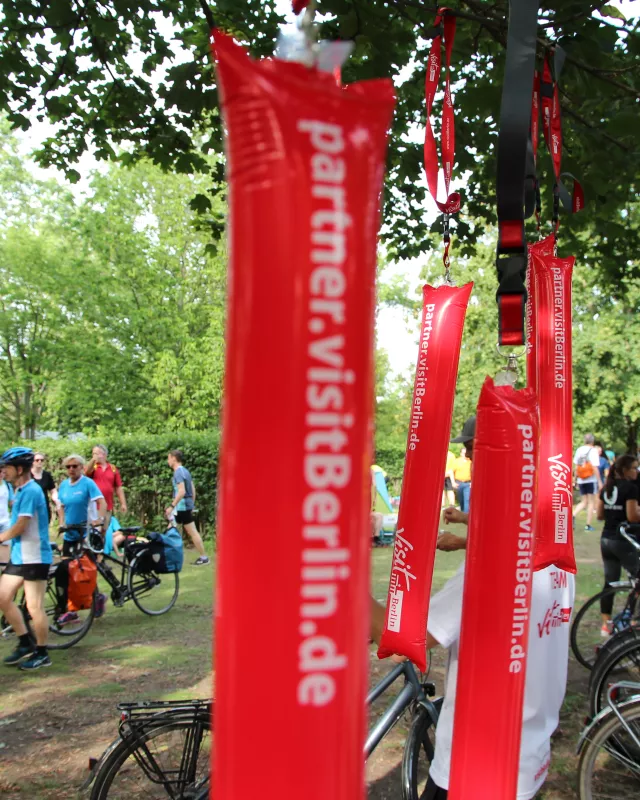visitBerlin bei der 5*5 km Team-Staffel der Berliner Wasserbetriebe