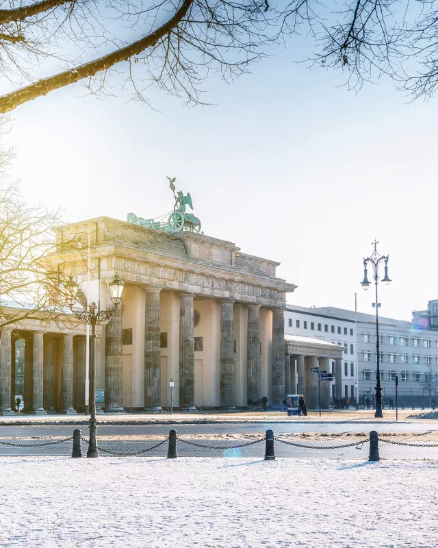 Brandenburger Tor im Winter