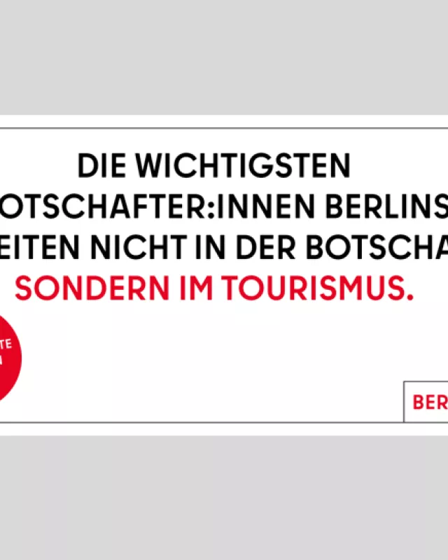 Berlins Gäste brauchen Dich