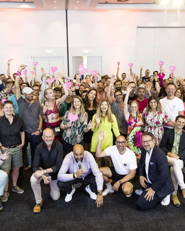 10 Jahre pink pillow