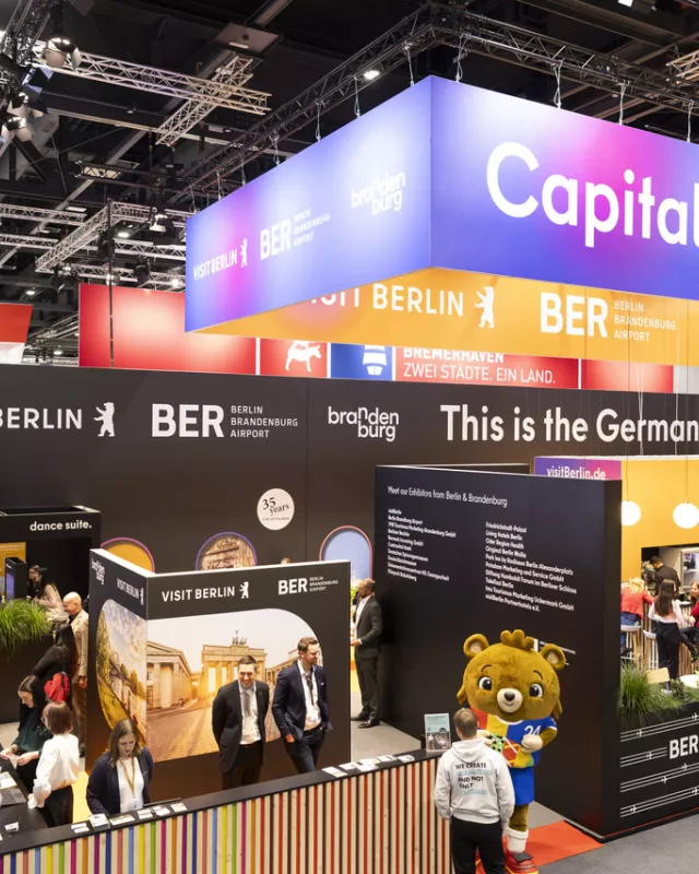 Messestand der Berlin Brandenburg Capital Region