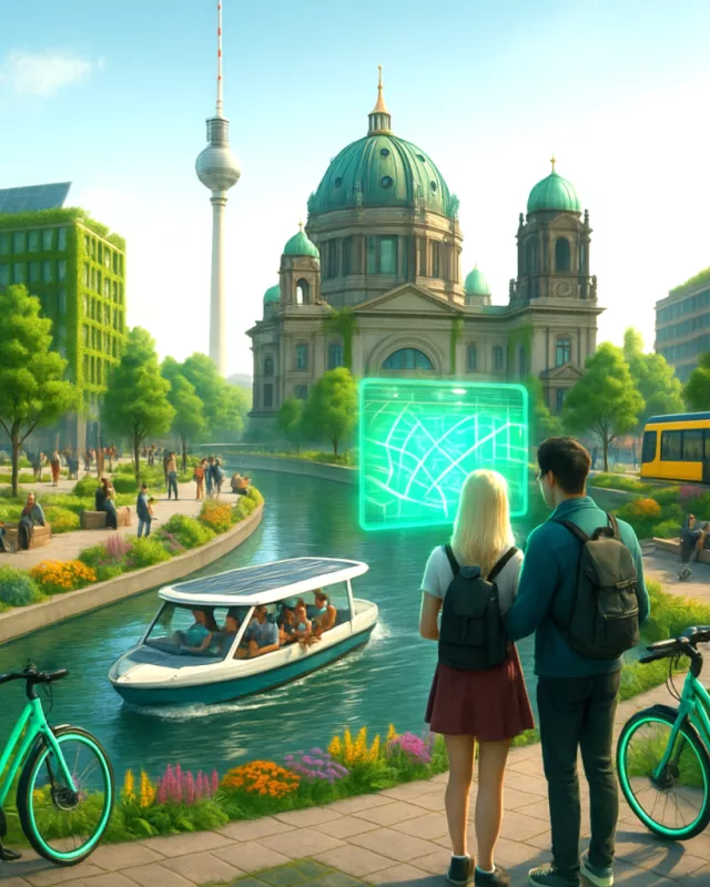 Die Zukunft Berlins? Eine durch KI-generierte Zukunftsvision Berlins