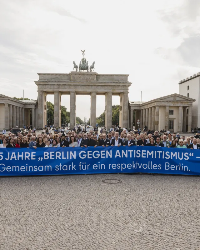 5 Jahre „Berlin gegen Antisemitismus“ - Gemeinsam stark für ein respektvolles Berlin