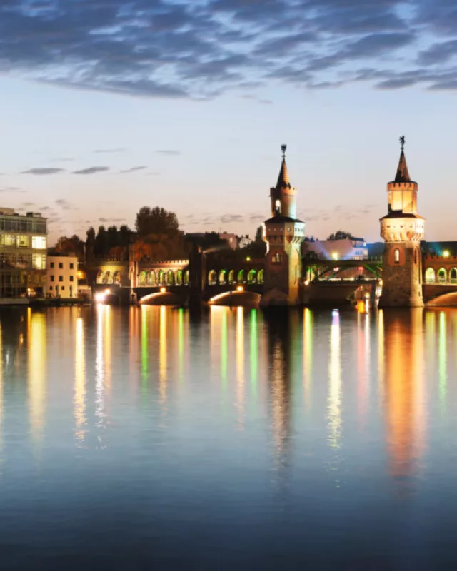 Blick auf die Oberbaumbrücke Blick auf die Oberbaumbrücke