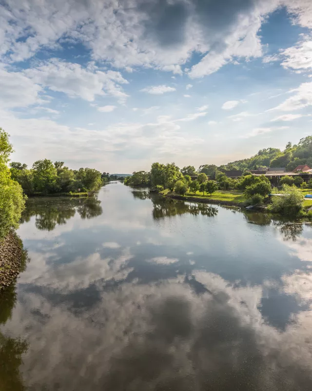 Die Oder bei Stützkow im Nationalpark Unteres Odertal.