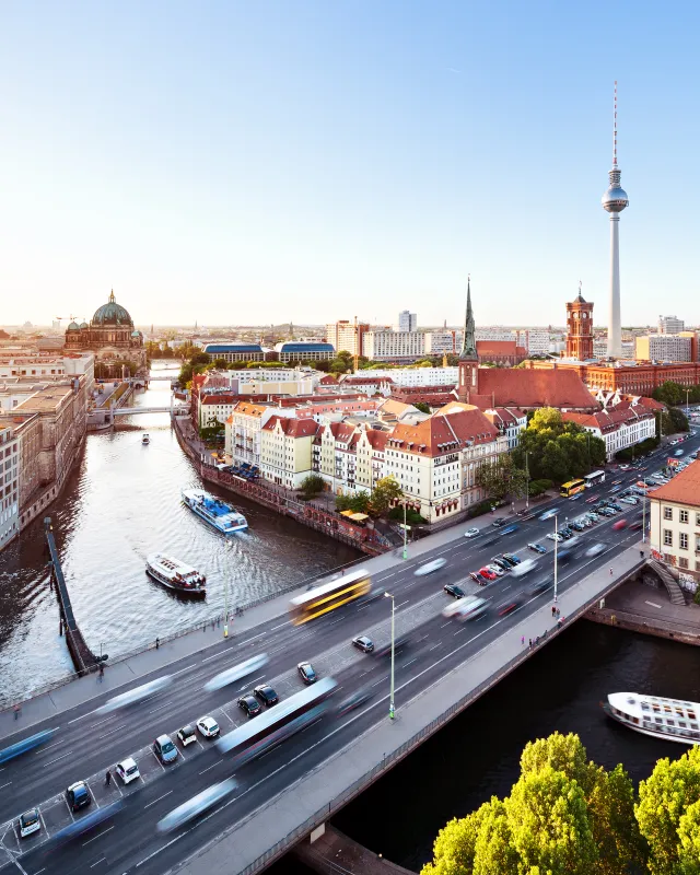 Spree Panorama mit Fernsehturm