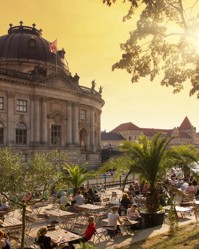 Berlin, People Relaxing at Monbijoupark