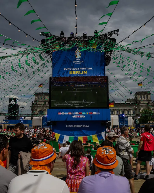 Fanzone am Reichstag zur UEFA Euro 2024