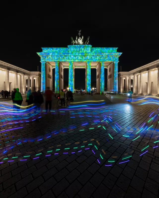 Brandenburger Tor beim Festival of Lights